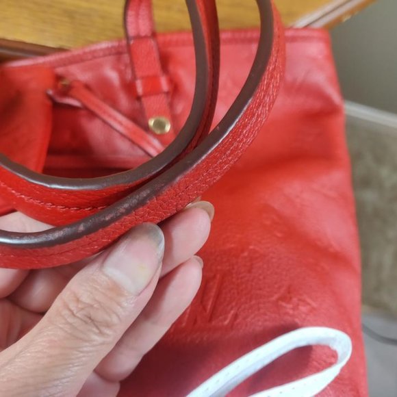 Auth Louis Vuitton Citadine Pm Noir Empriente Orange - Picture 7 of 11